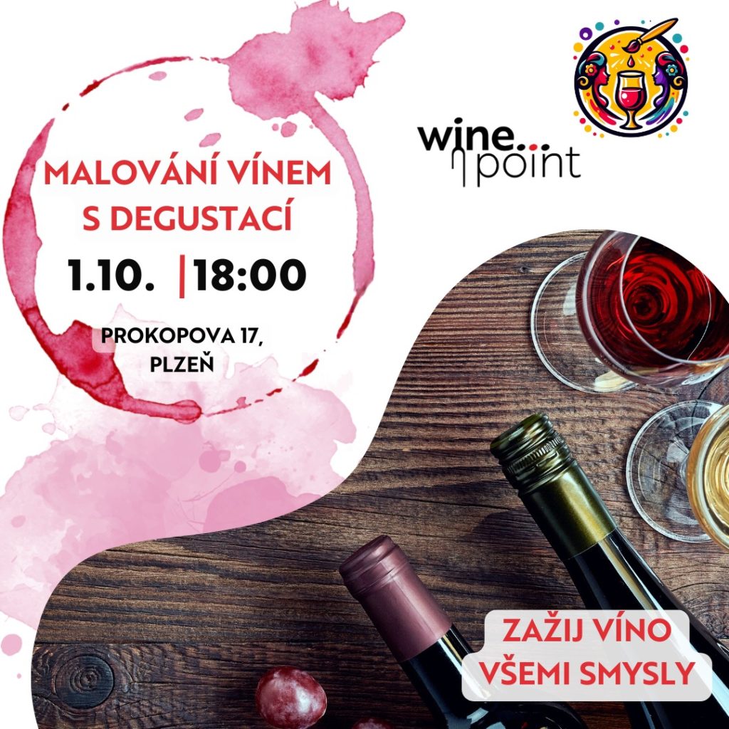 malování vínem s degustací