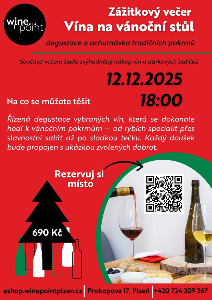 vína na vánoční stůl